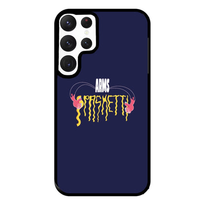 Arms Spaghetti - Dark Blue Phone Case for Galaxy S22 Ultra