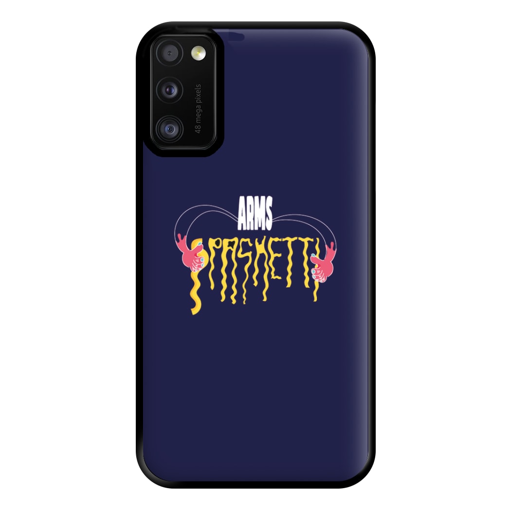 Arms Spaghetti - Dark Blue Phone Case for Galaxy A41