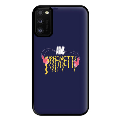 Arms Spaghetti - Dark Blue Phone Case for Galaxy A41