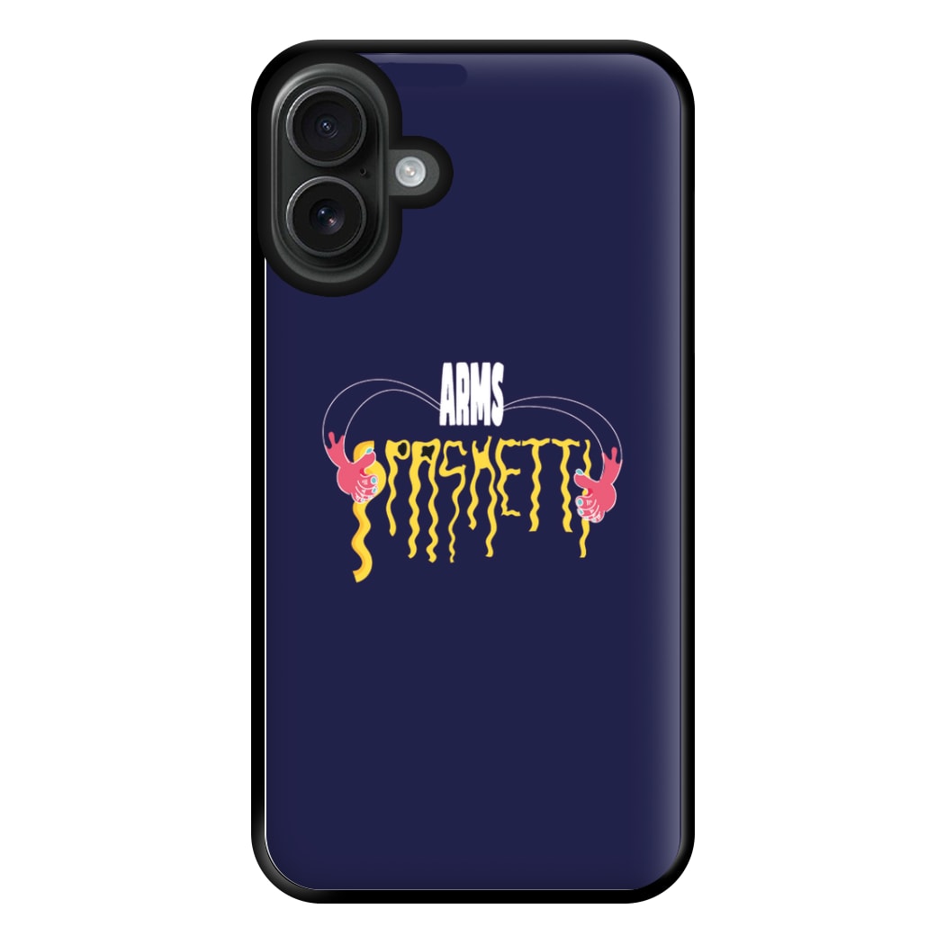 Arms Spaghetti - Dark Blue Phone Case for iPhone 16 Plus