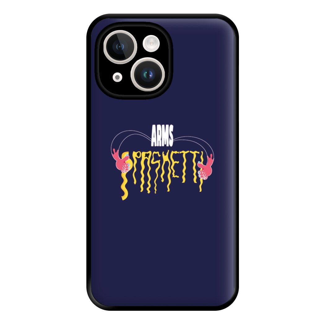 Arms Spaghetti - Dark Blue Phone Case for iPhone 14 Plus