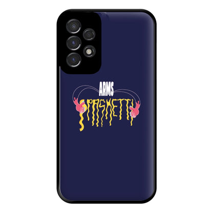 Arms Spaghetti - Dark Blue Phone Case for Galaxy A53