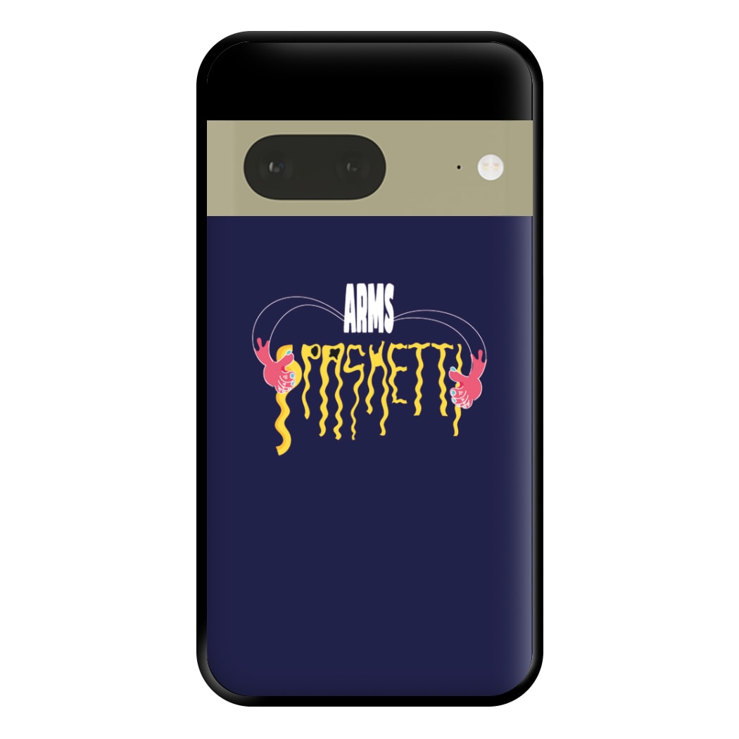 Arms Spaghetti - Dark Blue Phone Case for Google Pixel 7a