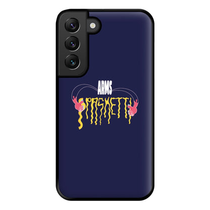 Arms Spaghetti - Dark Blue Phone Case for Galaxy S22 Plus