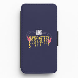 Arms Spaghetti - Dark Blue Flip / Wallet Phone Case