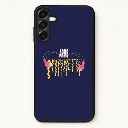 Arms Spaghetti - Dark Blue Phone Case for Galaxy A57