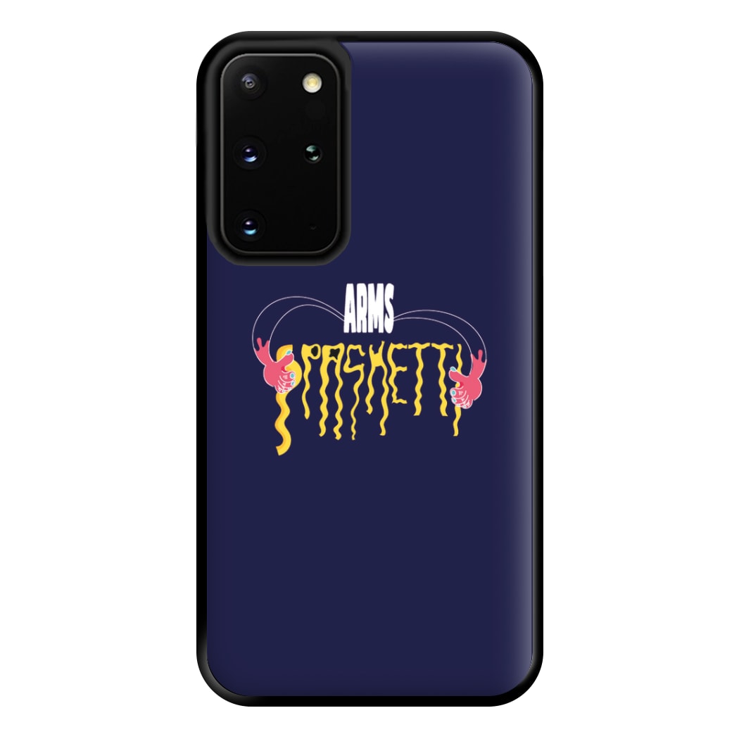 Arms Spaghetti - Dark Blue Phone Case for Galaxy S20 Plus