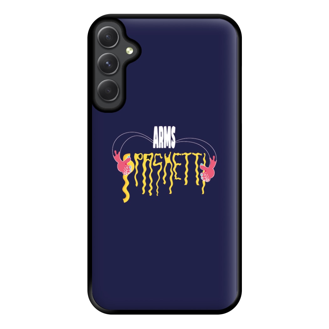 Arms Spaghetti - Dark Blue Phone Case for Galaxy A14