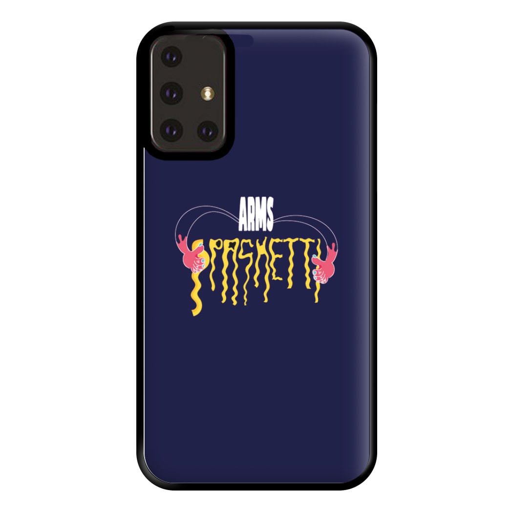 Arms Spaghetti - Dark Blue Phone Case for Galaxy A71