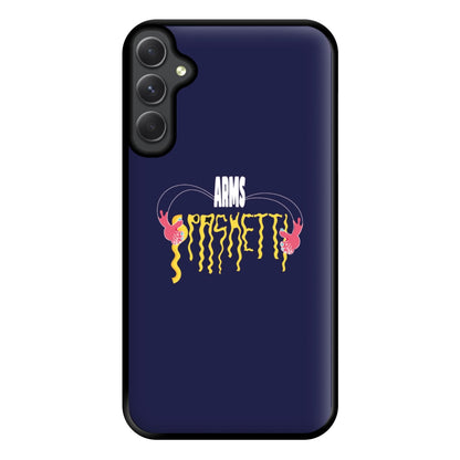 Arms Spaghetti - Dark Blue Phone Case for Galaxy A34