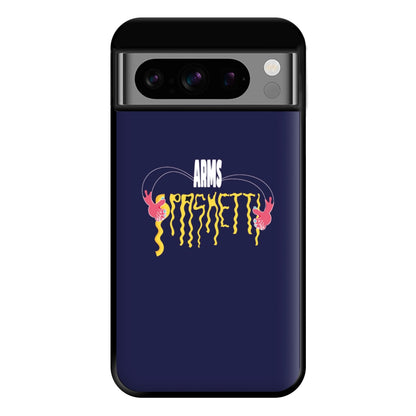 Arms Spaghetti - Dark Blue Phone Case for Google Pixel 8 Pro