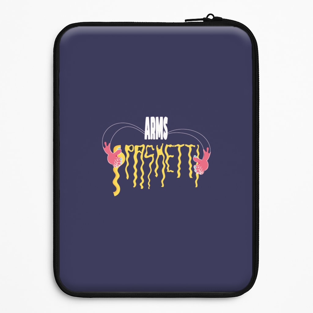 Arms Spaghetti - Dark Blue Laptop Sleeve
