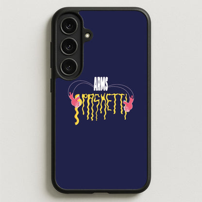 Arms Spaghetti - Dark Blue Phone Case for Galaxy S25FE