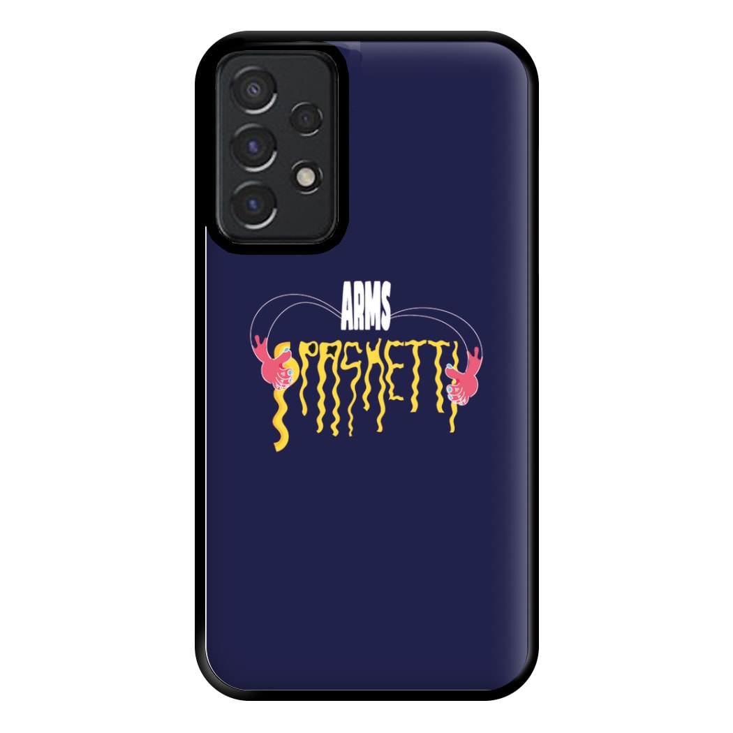 Arms Spaghetti - Dark Blue Phone Case for Galaxy A52 / A52s