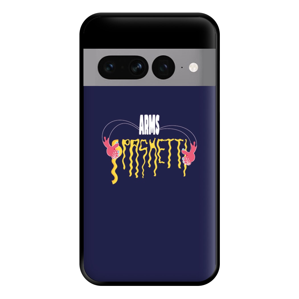 Arms Spaghetti - Dark Blue Phone Case for Google Pixel 7 Pro