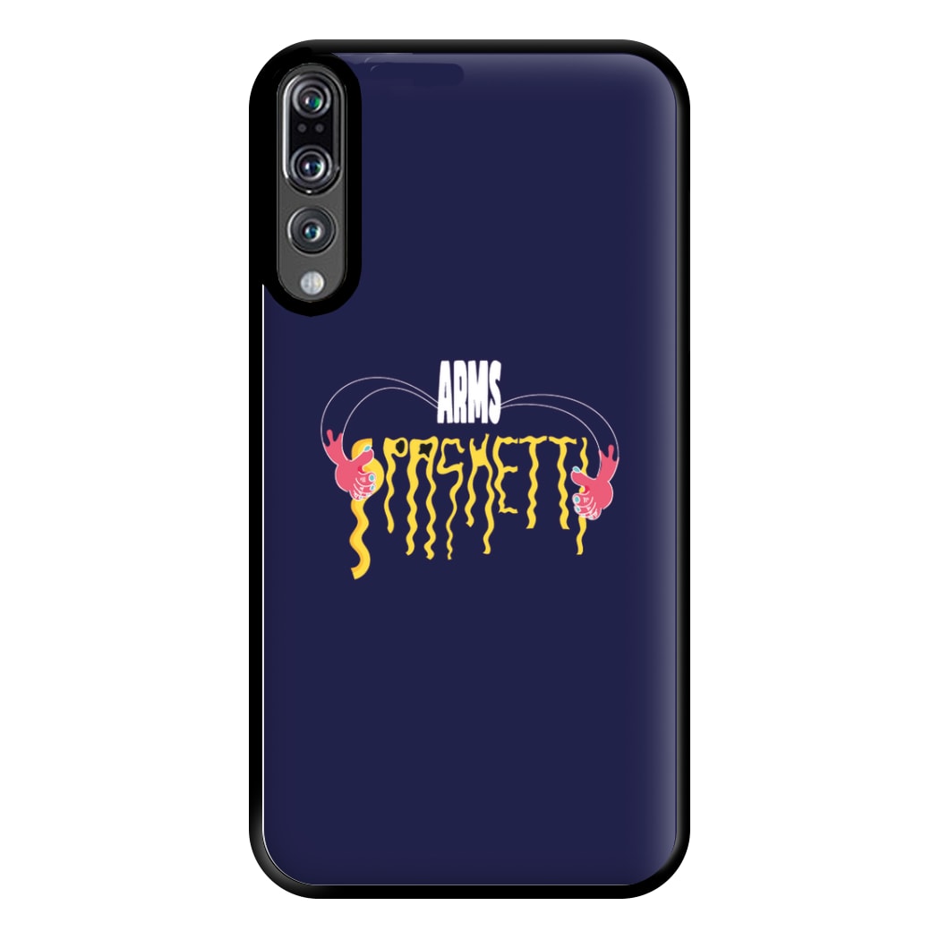 Arms Spaghetti - Dark Blue Phone Case for Huawei P20 Pro