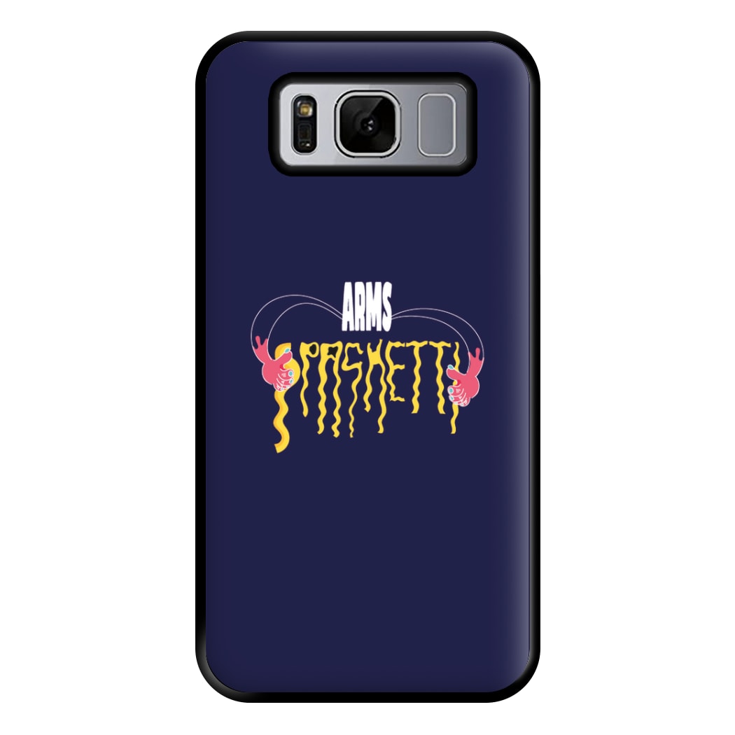 Arms Spaghetti - Dark Blue Phone Case for Galaxy S8 Plus