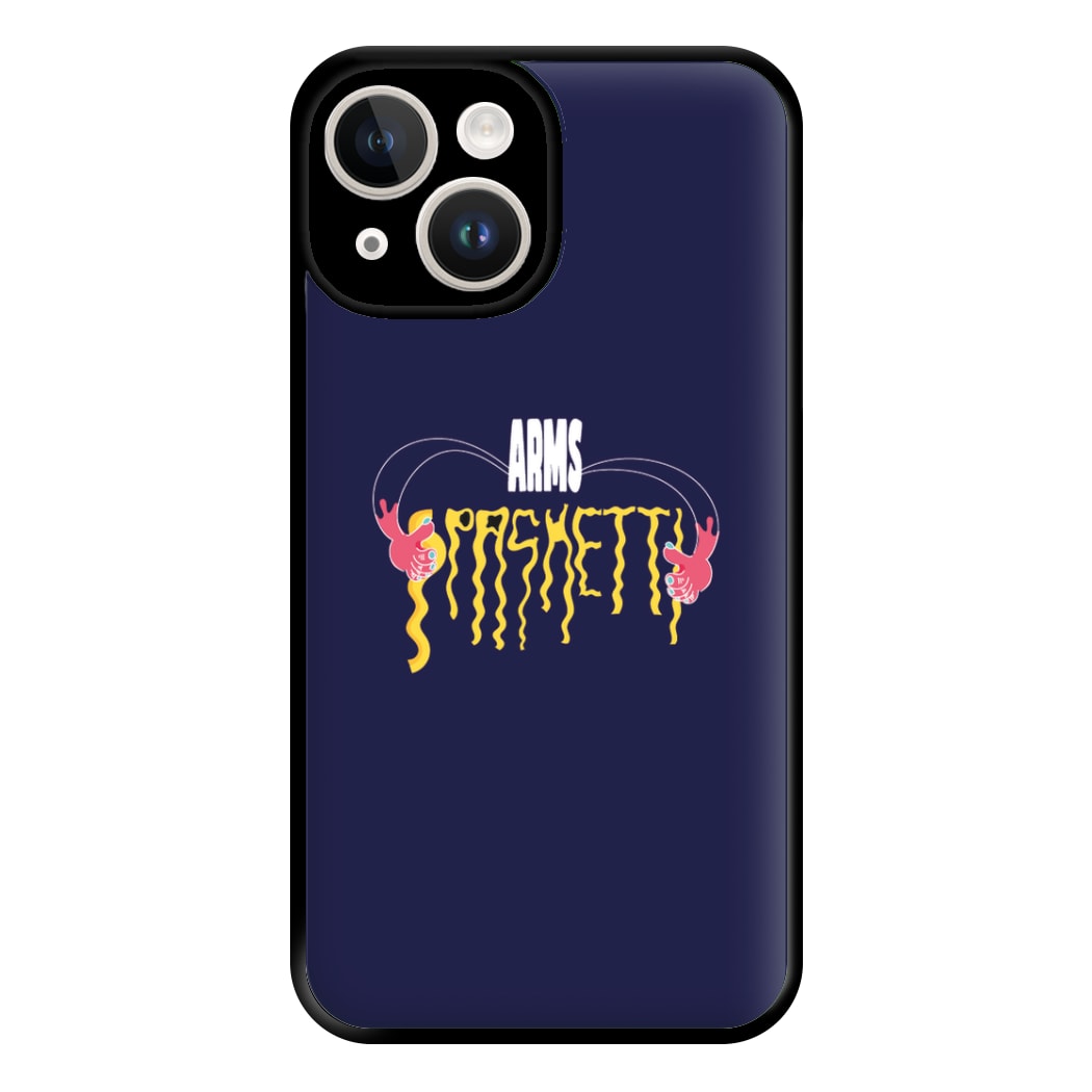 Arms Spaghetti - Dark Blue Phone Case for iPhone 14