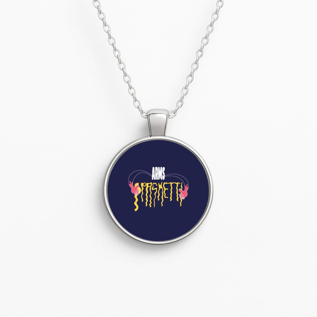Arms Spaghetti - Dark Blue Necklace