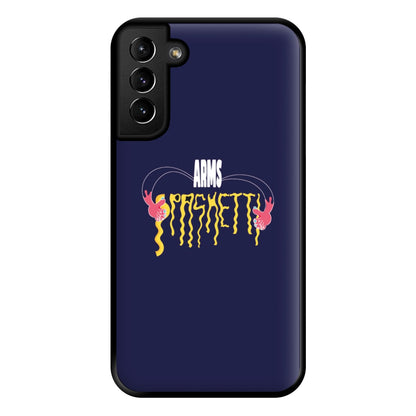 Arms Spaghetti - Dark Blue Phone Case for Galaxy S21 Plus