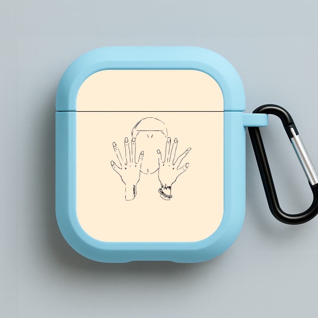 Versan Face Blue AirPods Case