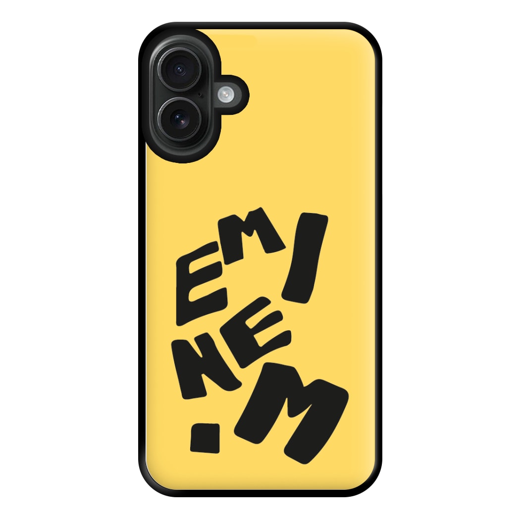 Text Phone Case for iPhone 16 Plus