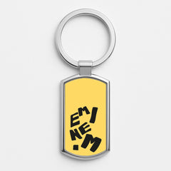 Text Luxury Keyring