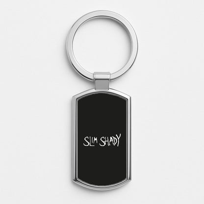 Slim Shady Silver Keyring