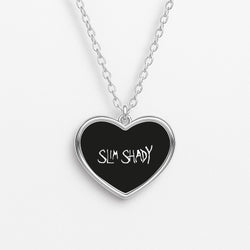 Slim Shady Heart Necklace