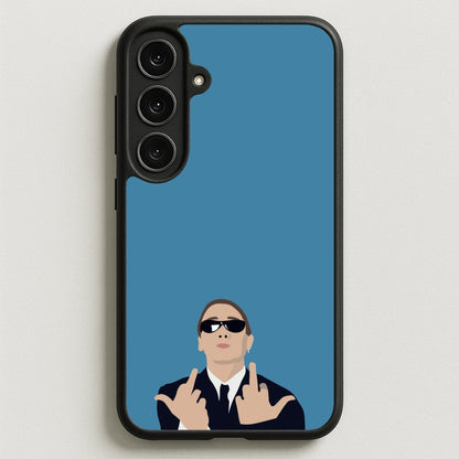 Middle Finger Phone Case for Galaxy S25FE