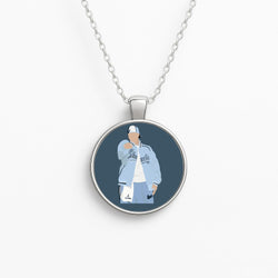 Tracksuit Circle Necklace