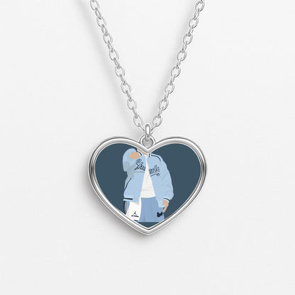 Tracksuit Heart Necklace