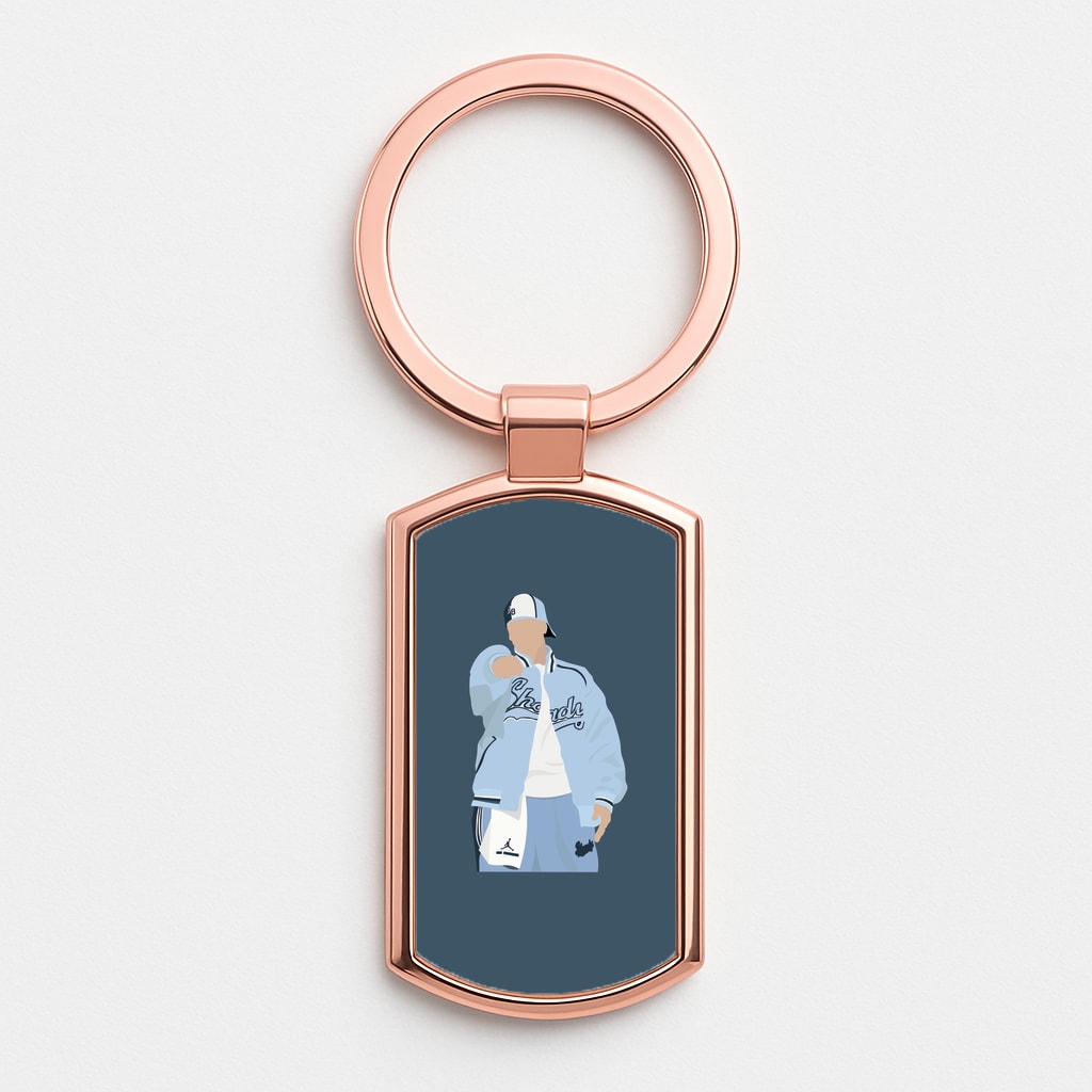 Tracksuit Rose Gold Keyring