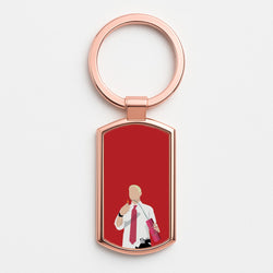 Dynamite Rose Gold Keyring
