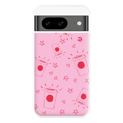 Coffee Pattern - Chamberlain Phone Case for Google Pixel 8