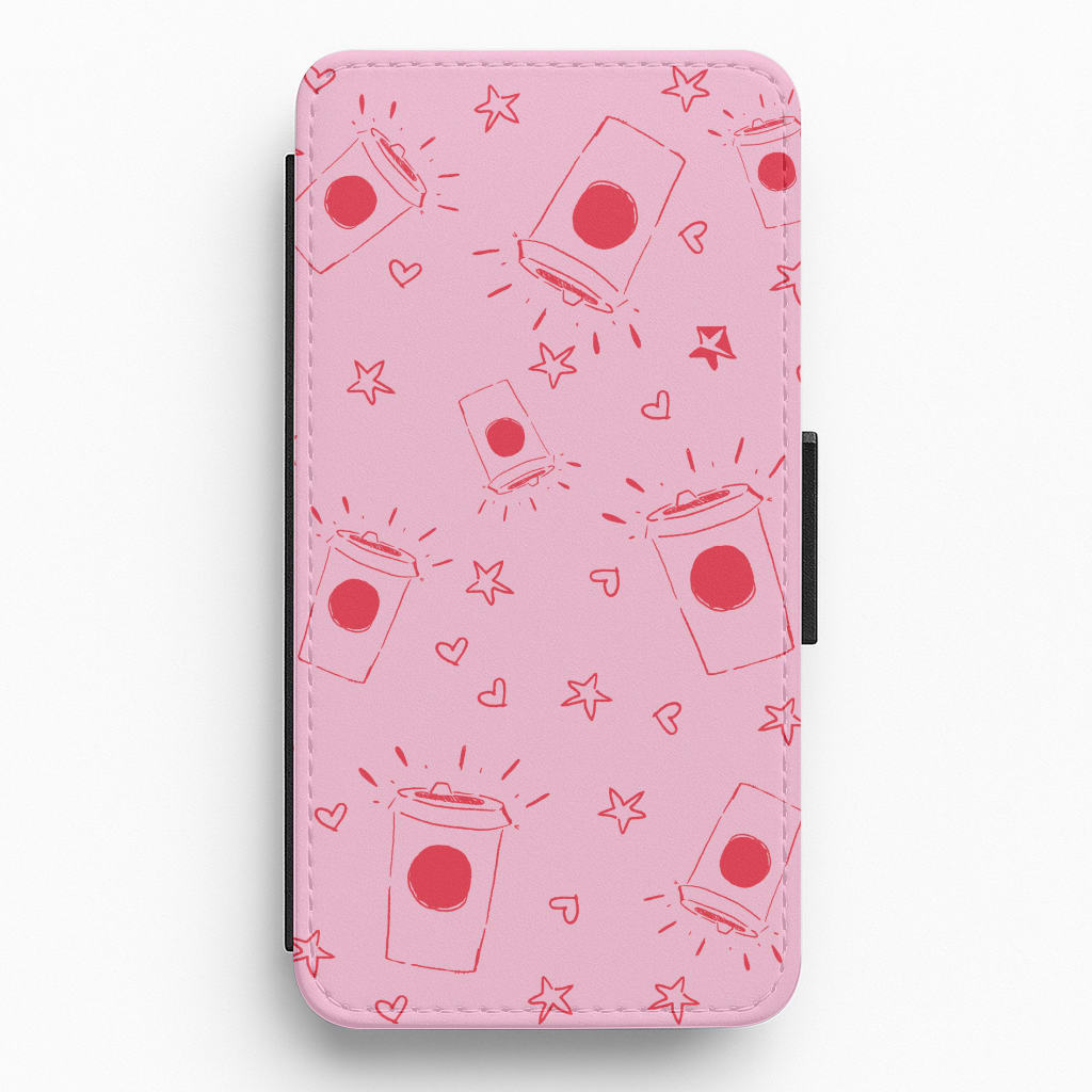 Coffee Pattern - Chamberlain Flip / Wallet Phone Case