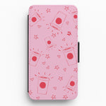 Coffee Pattern - Chamberlain Flip / Wallet Phone Case