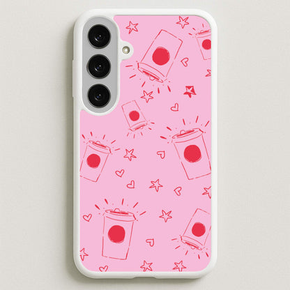 Coffee Pattern - Chamberlain Phone Case for Galaxy S25FE