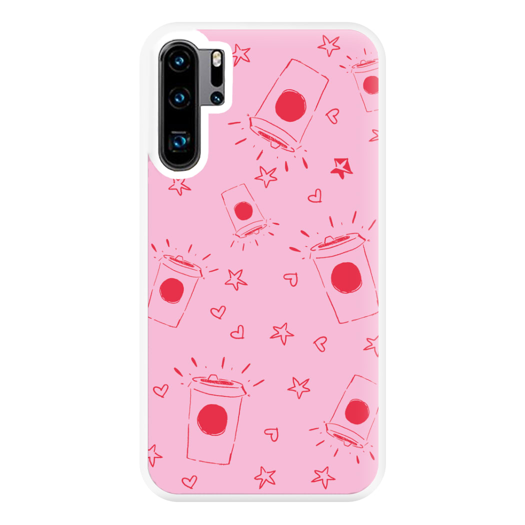 Coffee Pattern - Chamberlain Phone Case for Huawei P30 Pro