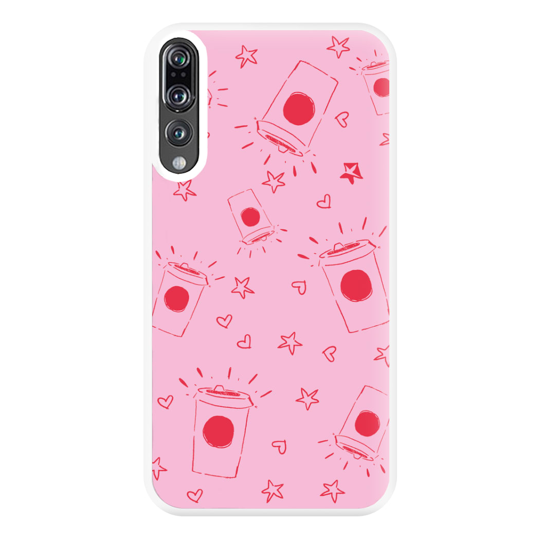 Coffee Pattern - Chamberlain Phone Case for Huawei P20 Pro