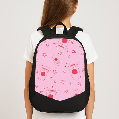 Coffee Pattern - Chamberlain Large School Bag