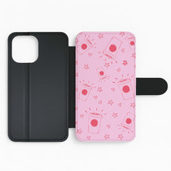 Coffee Pattern - Chamberlain Flip Phone Case