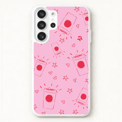 Coffee Pattern - Chamberlain Phone Case for Galaxy S26 Ultra