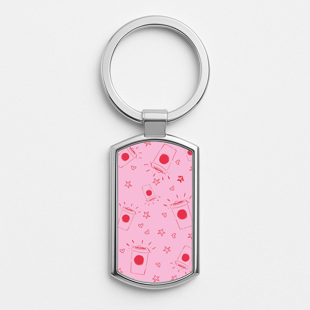 Coffee Pattern - Chamberlain Luxury Keyring