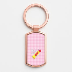 I'm A Carmex Girlie - Chamberlain Rose Gold Keyring