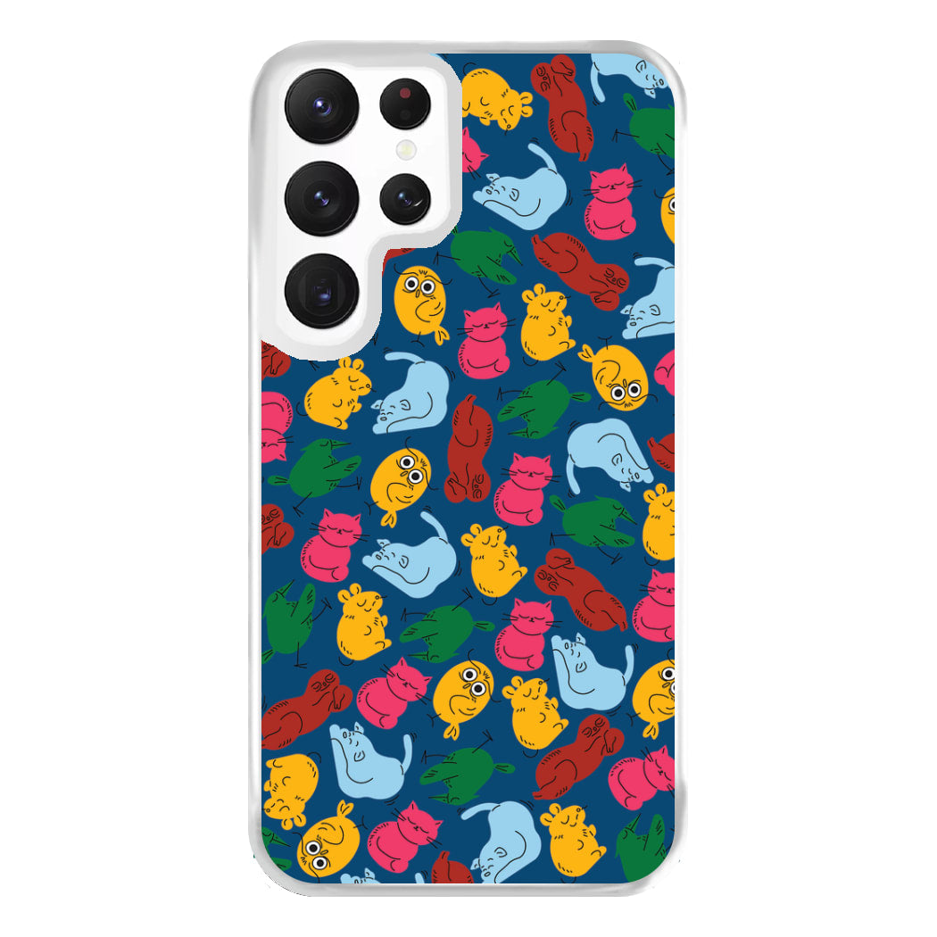 Animal Doodles - Chamberlain Phone Case for Galaxy S22 Ultra