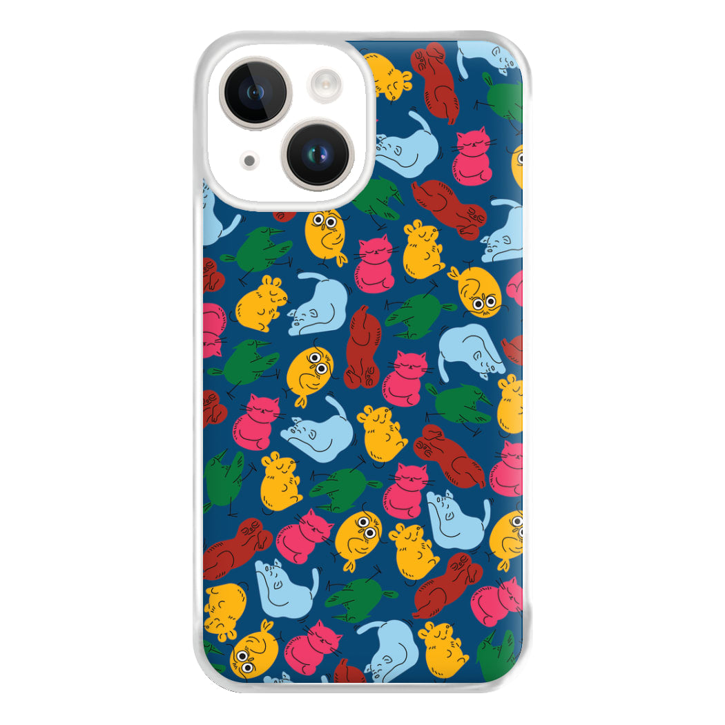 Animal Doodles - Chamberlain Phone Case for iPhone 14