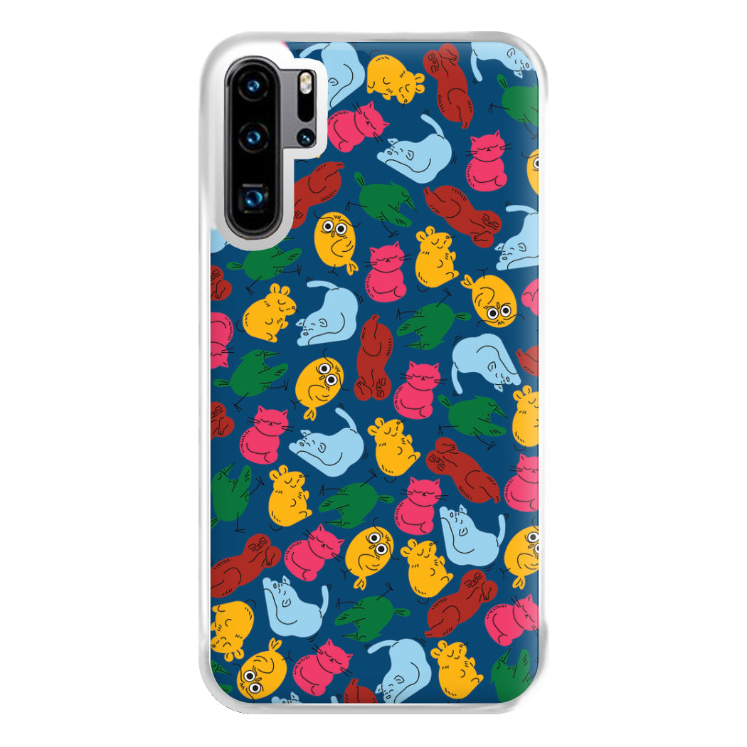 Animal Doodles - Chamberlain Phone Case for Huawei P30 Pro