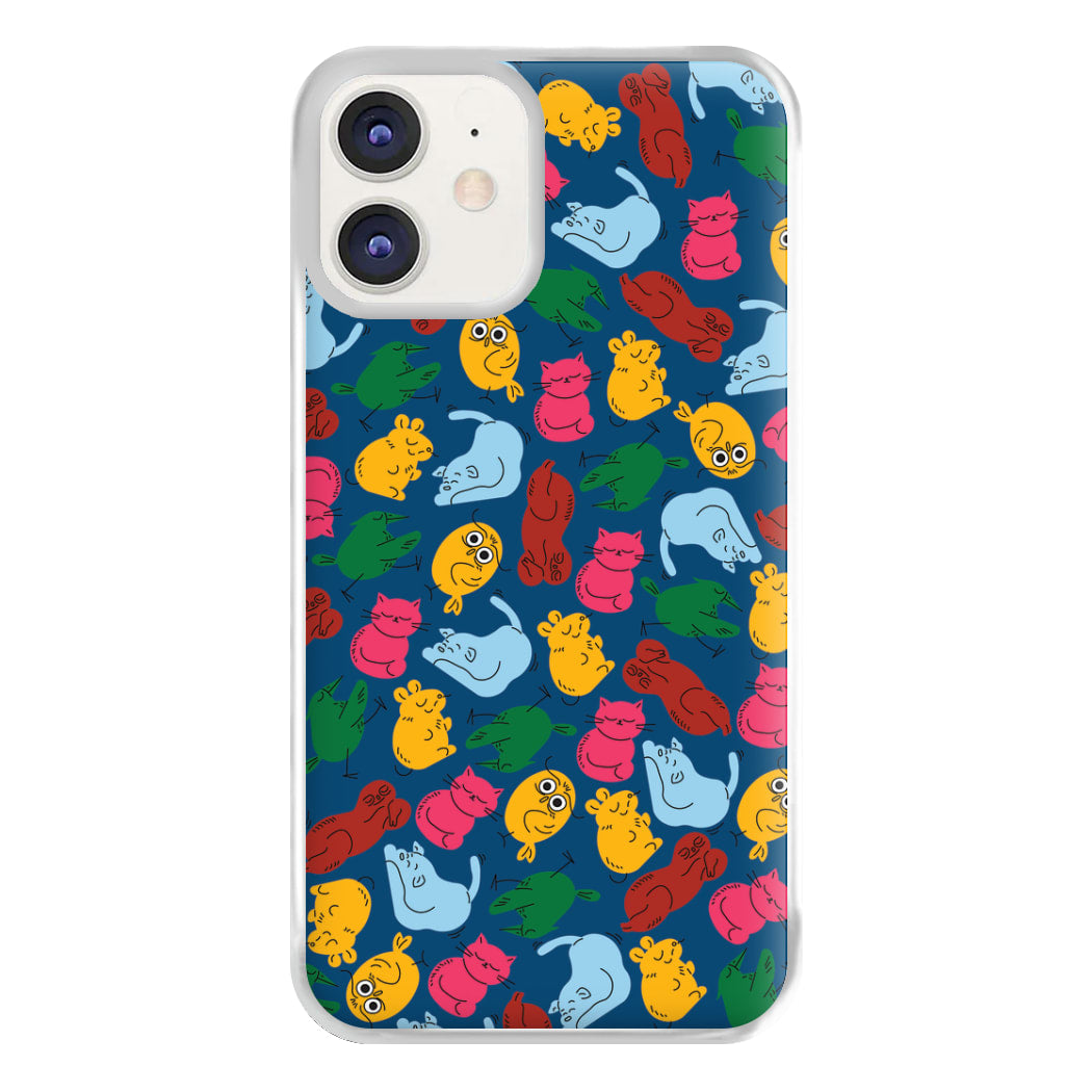 Animal Doodles - Chamberlain Phone Case for iPhone 12 / 12 Pro