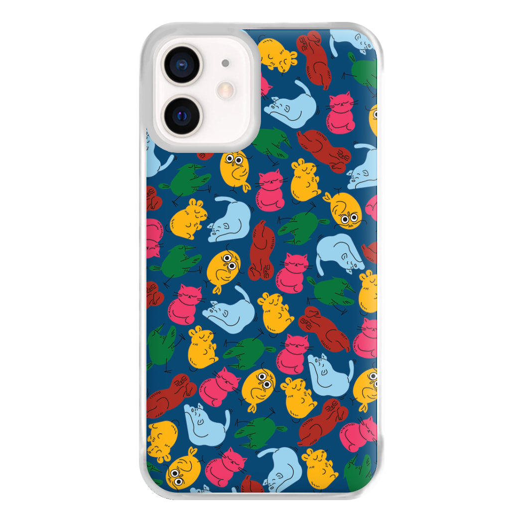 Animal Doodles - Chamberlain Phone Case for iPhone 12 Mini